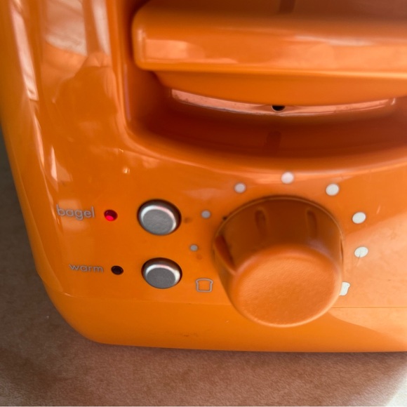 RARE KitchenAid Tangerine Two Slot Toaster KTT340TG0 - Picture 6 of 11